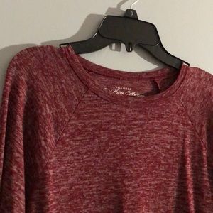 Red/burgundy top from hollister